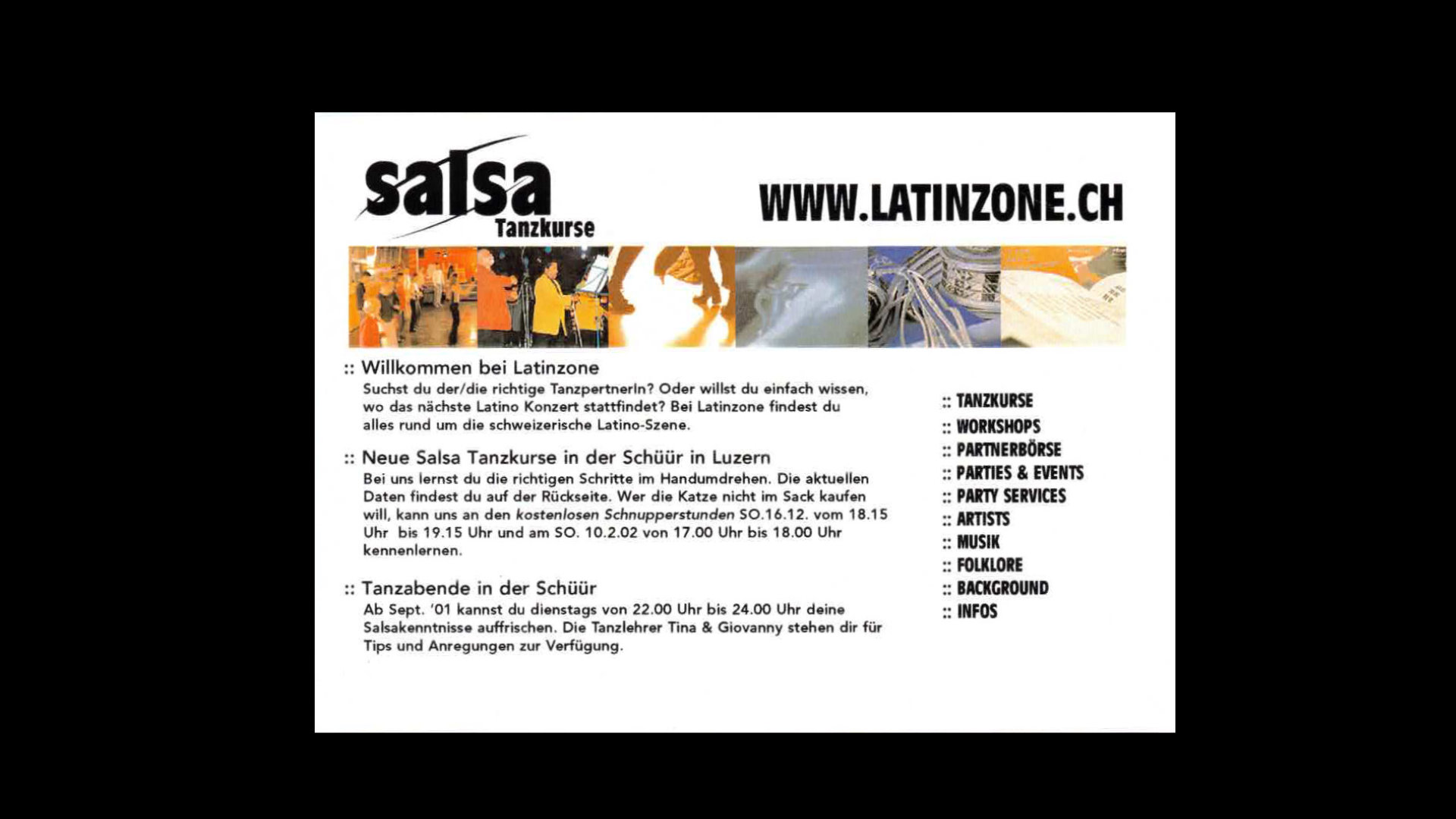 Tanz- und Kulturveranstaltung von Latinzone