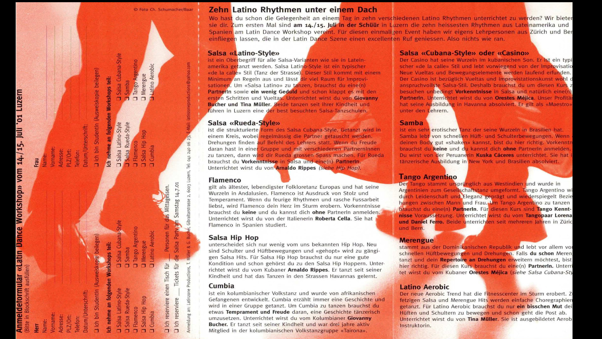 Tanz- und Kulturveranstaltung von Latinzone