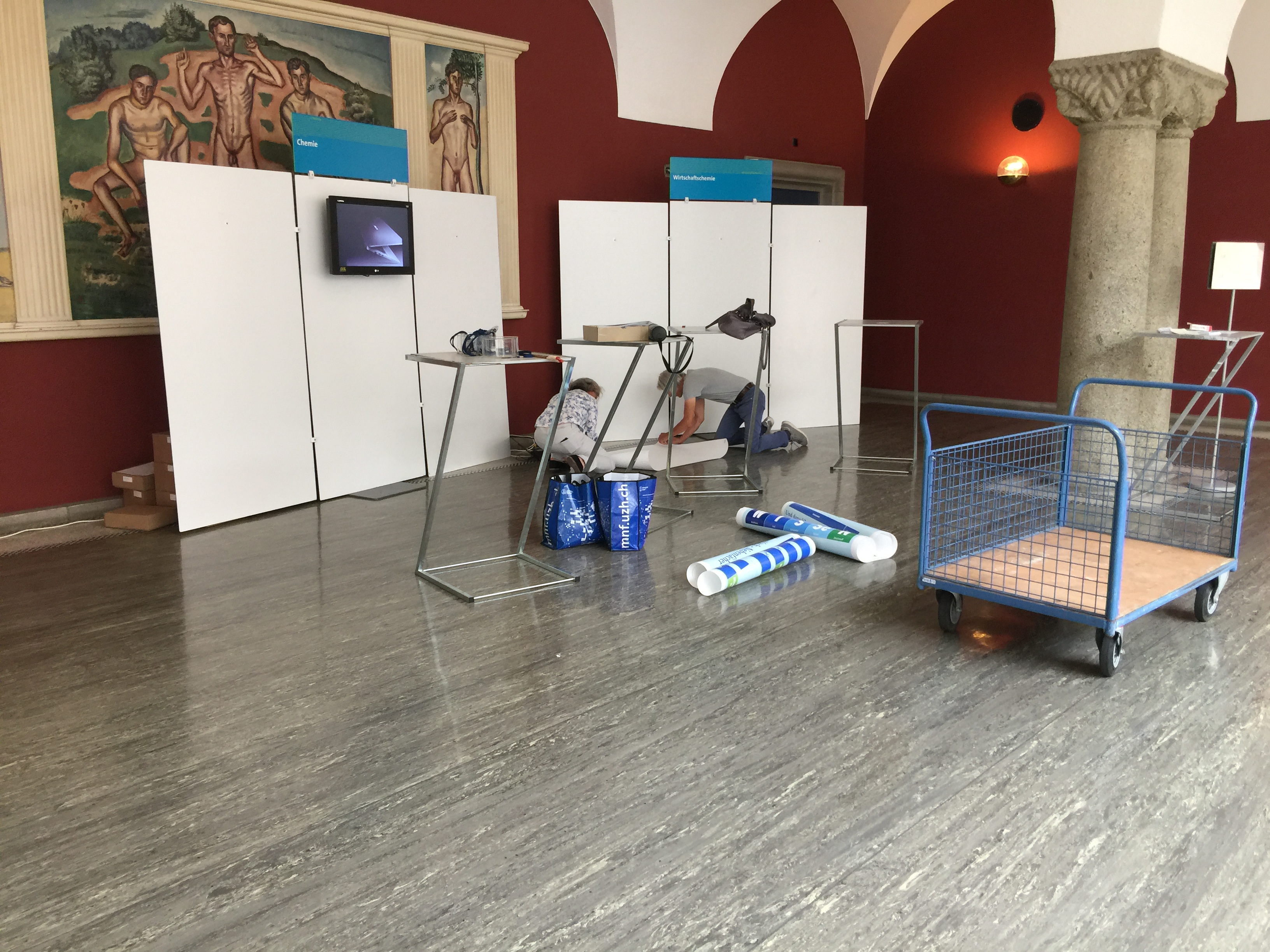 Ausstellerbereich der Studieninformationsmesse